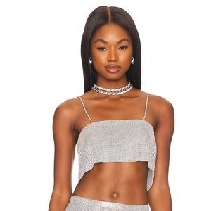 Noemi Top in Silver Rhinestone
Camila Coelho